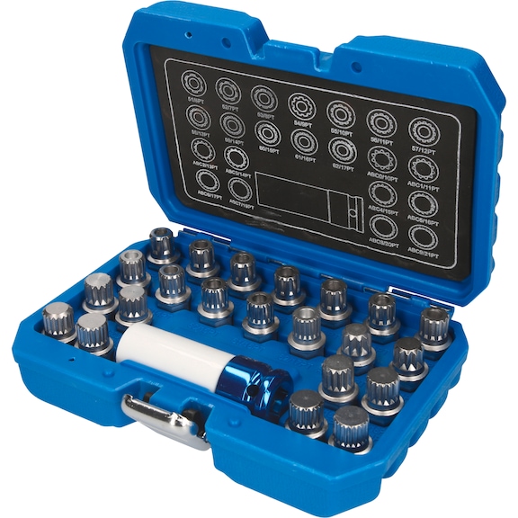 Wheel lock assortment for VW, 23 pieces - Steering wheel (automotive, other)