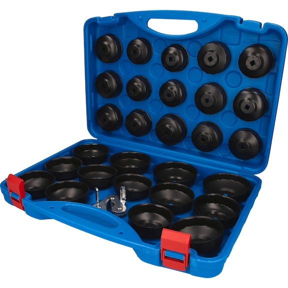 Oil filter wrench set, 30 pieces - Oil filter wrench