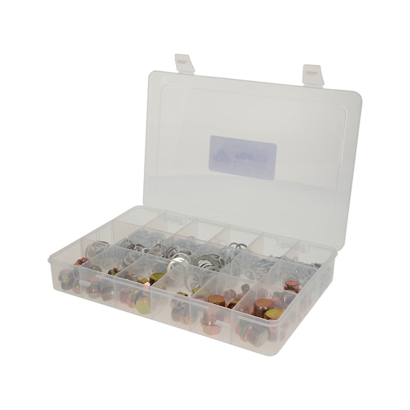 Oil drain plugs and gaskets assortment, 534 pieces - Lubrication device (oil, parts)