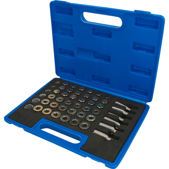Repair kit for oil drain plug threads, 114-piece - Lubrication device (oil, parts)