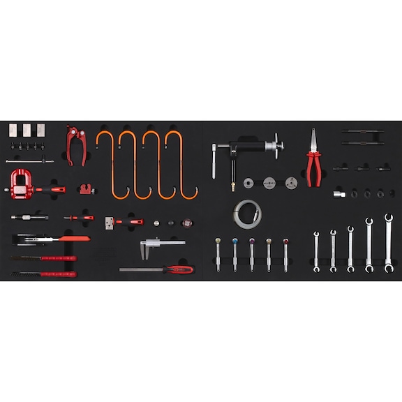 KS TOOLS MODULO Systemeinlagen-Satz f&uuml;r Bremse, 51-teilig - Bremssystem (KFZ, Sonstige)