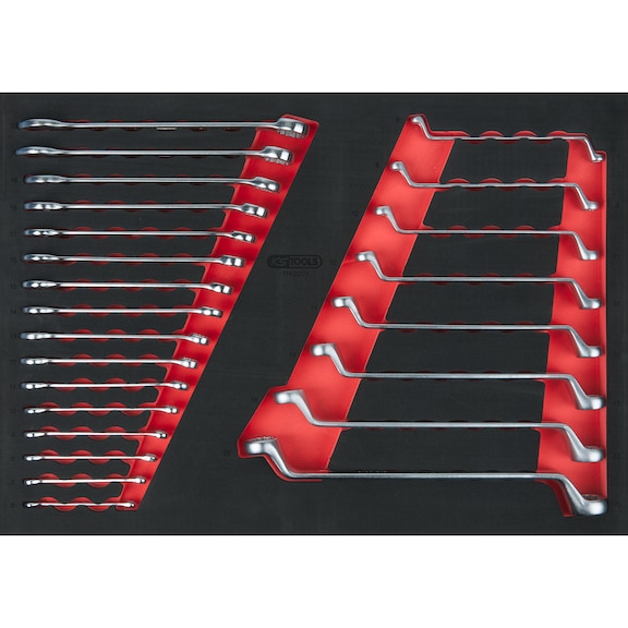 KS TOOLS Schl&uuml;ssel-Satz, 24-teilig in 1/1 Systemeinlage - Hammer, Ausbeulwerkzeug (Teile)