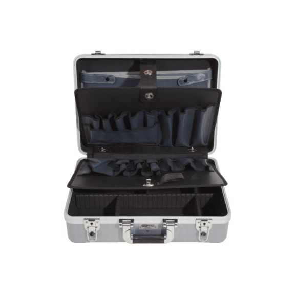 ABS hard-shell tool case with aluminium frame, 471 x 338 x 154 mm - ABS hard-shell case