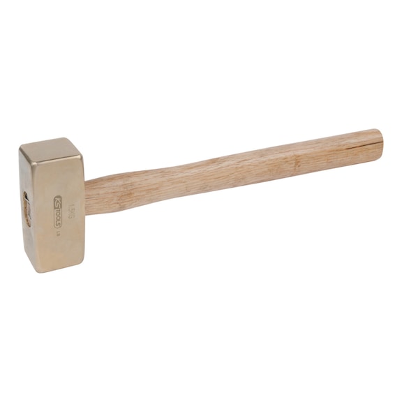 BRONZEplus sledgehammer 6000 g, with hickory handle - BRONZEplus Mallet