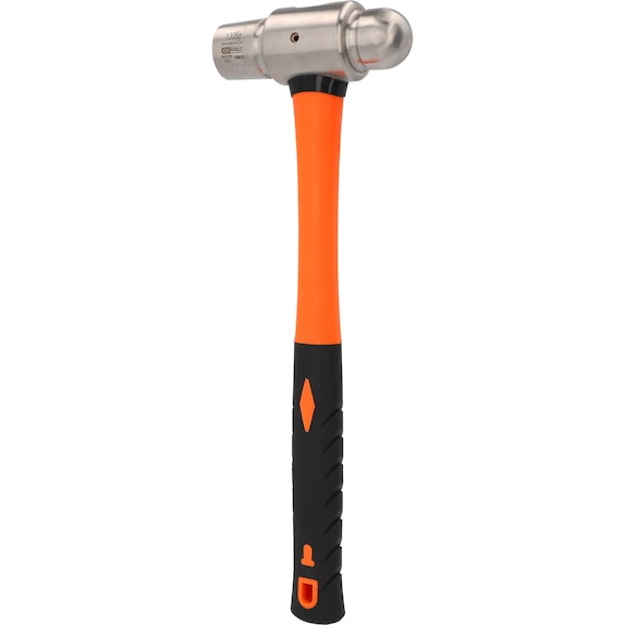STAINLESS STEEL engineer's hammer with fibreglass handle, 910 g - STAINLESS STEEL locksmith's hammer