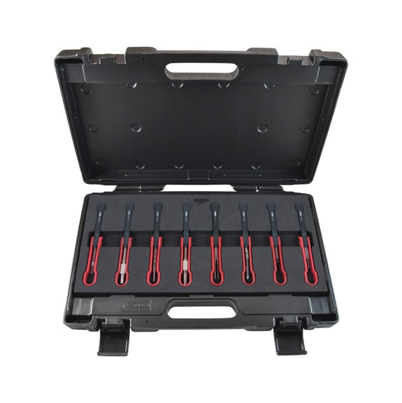 Commercial vehicle unlocking tool set for the most common connections, 8-piece - Electrical/electronic components (automotive, other)