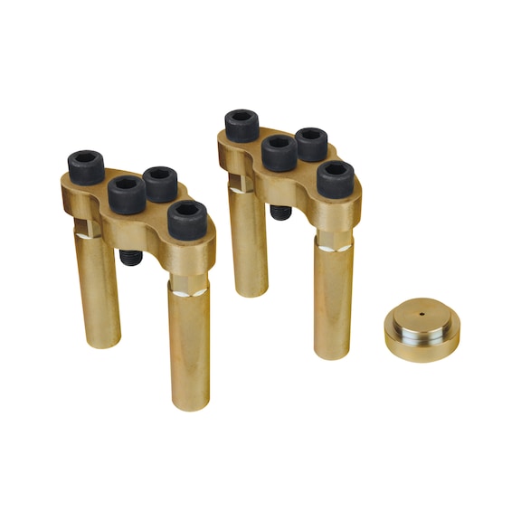 Hub puller for low-built trailers, 15-piece - Puller