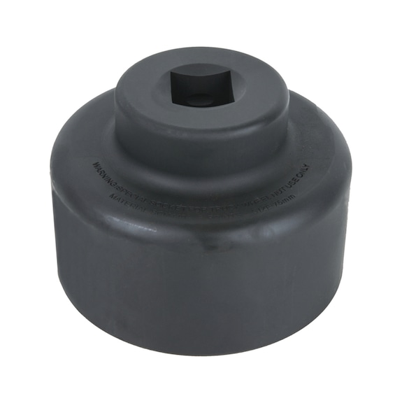 3/4 inch axle nut wrench, hexagonal, short, 75 mm - 3/4 inch axle nut wrench