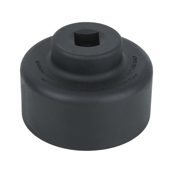 KS TOOLS 3/4 inch axle nut wrench, hexagonal, short, 80 mm - 3/4 inch axle nut wrench