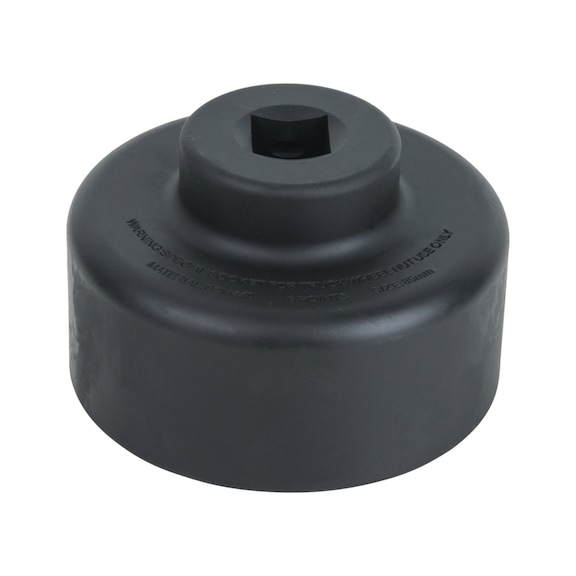 3/4 inch axle nut wrench, hexagonal, short, 85 mm - 3/4 inch axle nut wrench