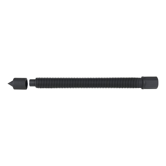 Trapezoidal threaded spindle Tr.30 with pressure tip, 375 mm - Steep thread spindle
