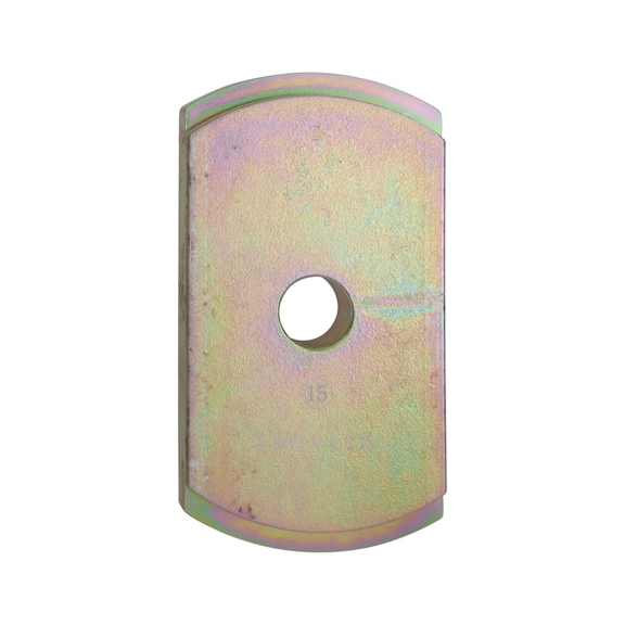 Adapter plate Scania 320, D: Inside 126 mm, D: Outside 140 mm - Adapter (standard part, toolmaking)