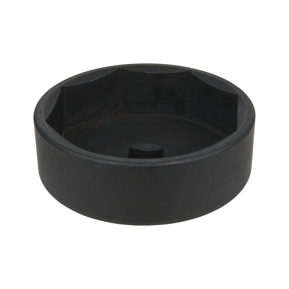 1-inch wheel cap socket for SAF, 130 mm - Socket wrench insert (metal box)