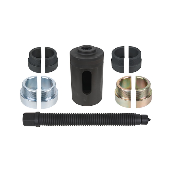 Special puller set for steering bearings, 10-piece - Puller