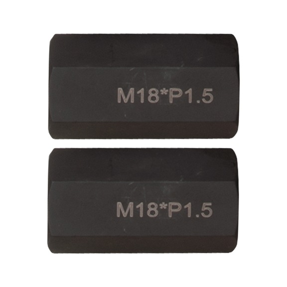 KS TOOLS Gewindeadapter-Satz M18x1,5x65mm, 2-teilig - Abziehwerkzeug, Ausdreher (Einzelteile)