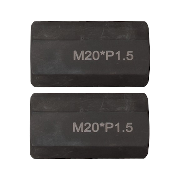Thread adapter set M20x1.5x65mm, 2-piece - Pulling tool, extractor (individual parts)