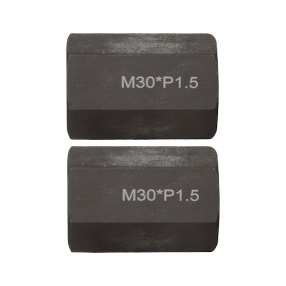 Thread adapter set M30x1.5x65mm, 2-piece - Pulling tool, extractor (individual parts)