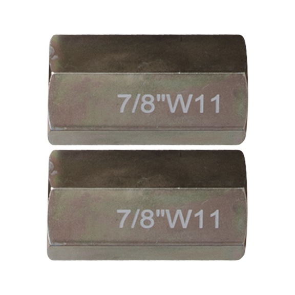 Thread adapter set 7/8 inch x11G, 2-piece - Pulling tool, extractor (individual parts)