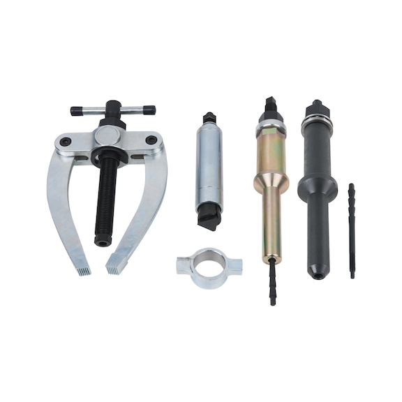 Injector sleeve puller set for Volvo, 5-piece - Puller