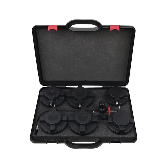 Truck turbocharger charge air system test kit set, 7-piece - Multifunctional tool
