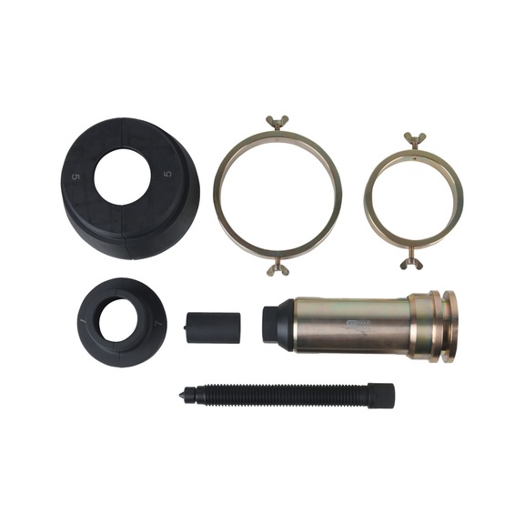 Differential main shaft bearing puller set for Scania, 7-piece - Puller