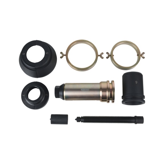 KS TOOLS Differential main shaft bearing puller set for Volvo, 8-piece - Puller