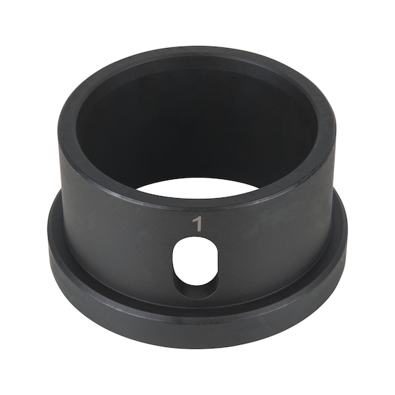 Removal sleeve with viewing window, large socket - Bushing