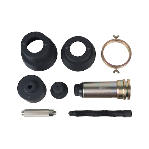 Differential main shaft bearing puller set for DAF, 8-piece - Puller