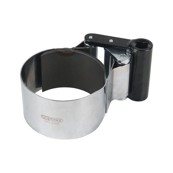 KS TOOLS 1/2 inch filter steel band wrench, D: 80-90 mm - Fuel filter wrench