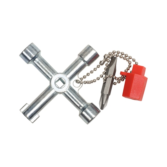 Universal switch cabinet key, 71 mm - Switch cabinet wrench