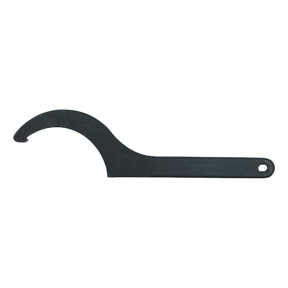 Fixed hook wrench with nose, 180-195 mm - Hook wrench with nose