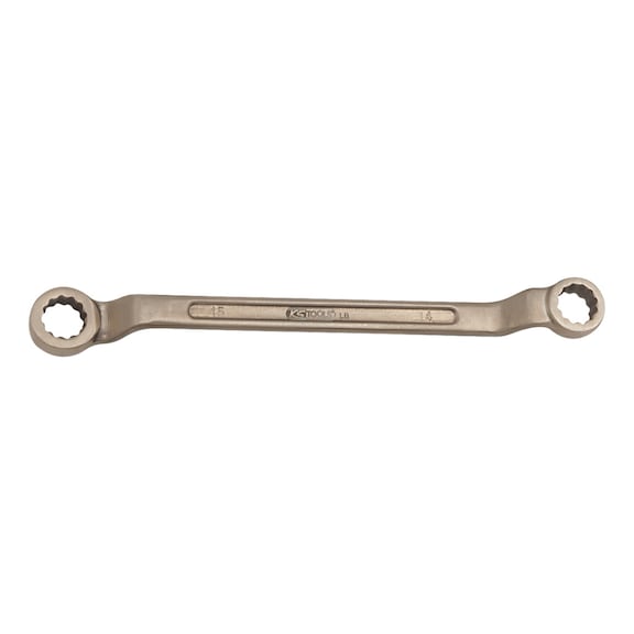 BRONZEplus double ring spanner, offset 6x8 mm - BRONZEplus double ring spanner