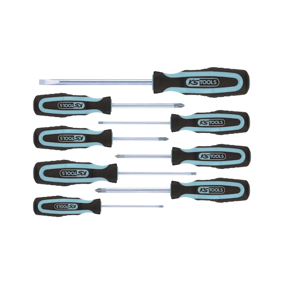 STAINLESS STEEL Screwdriver Set, 8-piece - STAINLESS STEEL Screwdriver Set