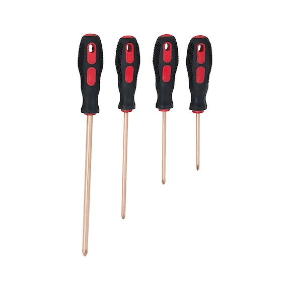 BERYLLIUMplus screwdriver set, 4 pieces  962.0808 - BERYLLIUMplus screwdriver set