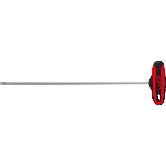 KS TOOLS T-handle TX hex key, long, T27 - T-handle TX socket wrench, long