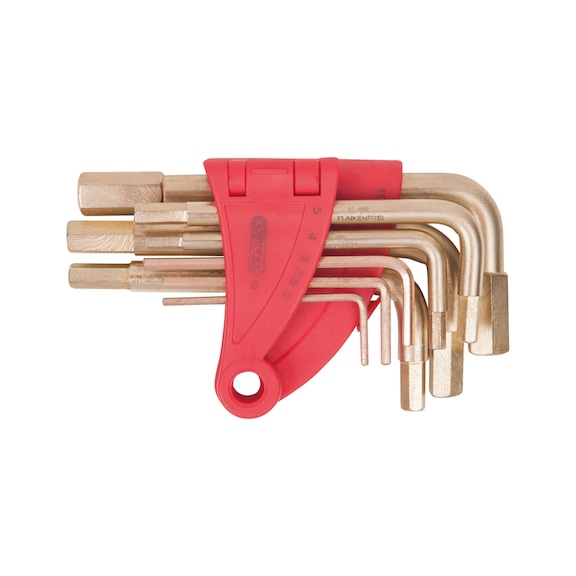 KS TOOLS BRONZEplus hexagon socket angle pin wrench set