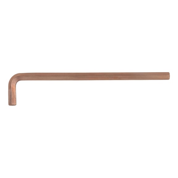 BRONZEplus Hexagon socket angle pin wrench, long 10 mm - BRONZEplus Hexagon socket angle pin wrench, long