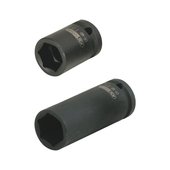 Power socket set for truck wheel bolts, 2-piece 33 mm - Socket tool (other)