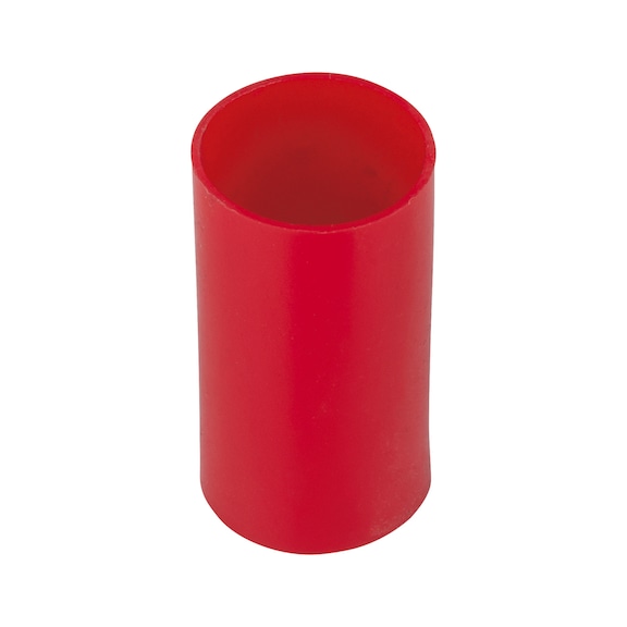 Replacement plastic sleeve, red, for 21 mm power socket - Sleeve (other)