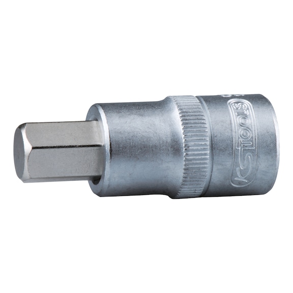 1 inch hex socket bit socket, short, 17 mm - 1 inch hex socket bit socket