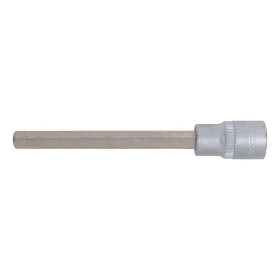 1/2 inch hex socket bit socket, 10 mm, 140 mm - 1/2 inch bit socket, hexagon socket