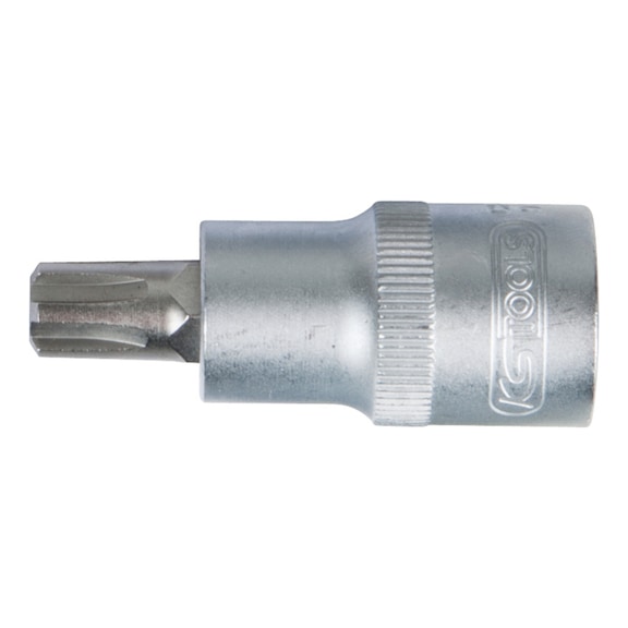 1/4 inch bit socket for RIBE screws, M6, length 37 mm - 1/4 inch bit socket for RIBE screws