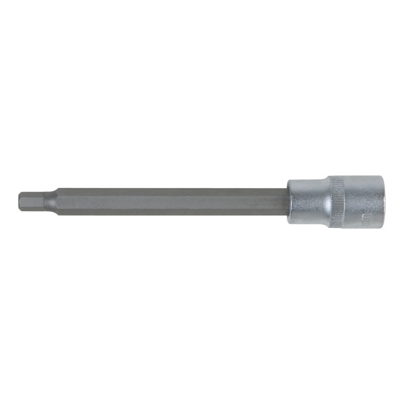 KS TOOLS 1/2 inch bit socket for hexagon socket screws on the brake caliper, 7 mm - Additional bit socket