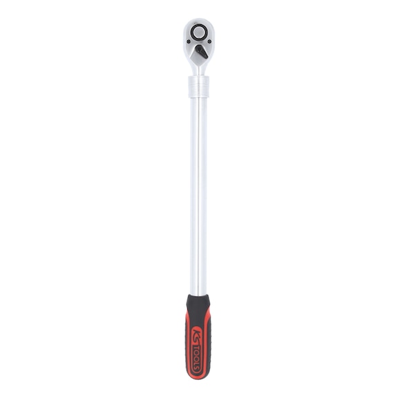 1/2 inch telescopic reversible ratchet, extra long, 72 teeth - KS TOOLS Ratchet (stepped spanner)