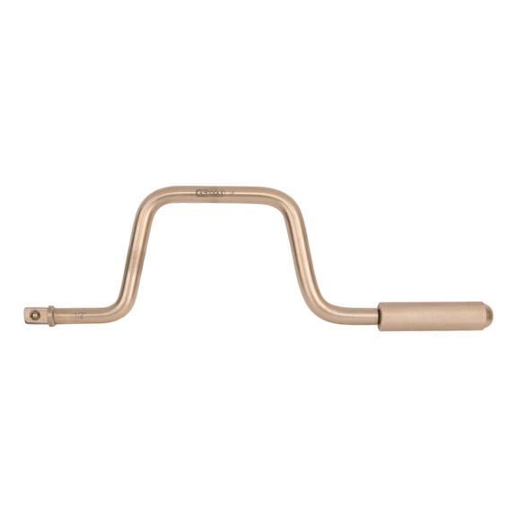 BRONZEplus crank 3/4 inch 380 mm - Crank for socket wrench inserts