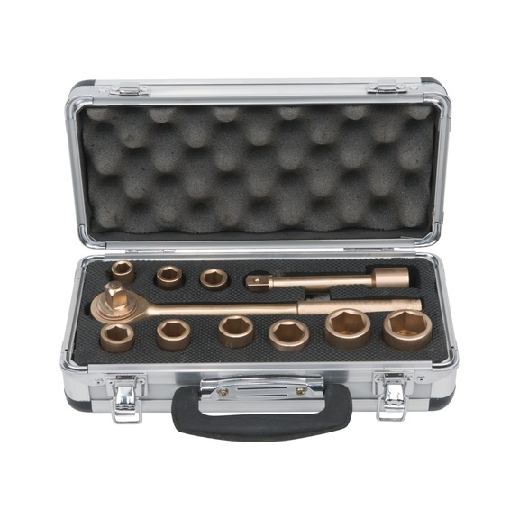 BRONZEplus socket wrench set 1/2 inch 24-piece - BRONZEplus socket wrench set