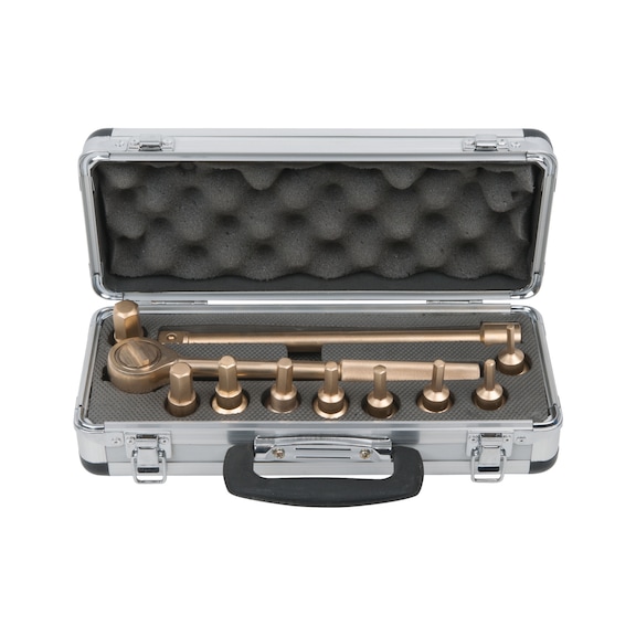 BRONZEplus bit socket sets 1/2 inch, 9-piece - BRONZEplus socket wrench set