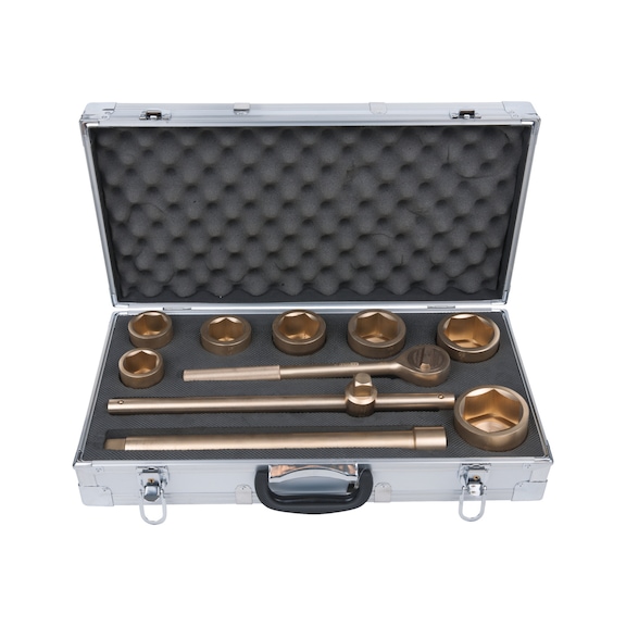 BRONZEplus socket wrench set, 3/4 inch, 11 pieces - BRONZEplus socket wrench set