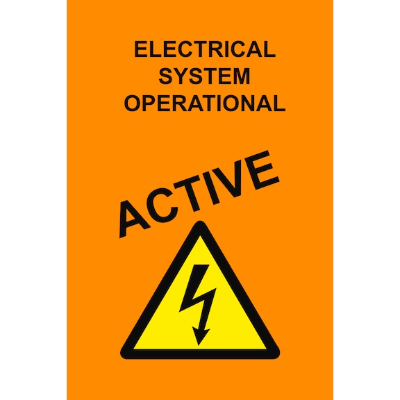 KS TOOLS Sign (rescue, information)