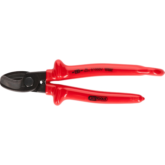 1000V one-hand cable cutter with safety eyelet for safety line - 1000V one-hand cable cutter